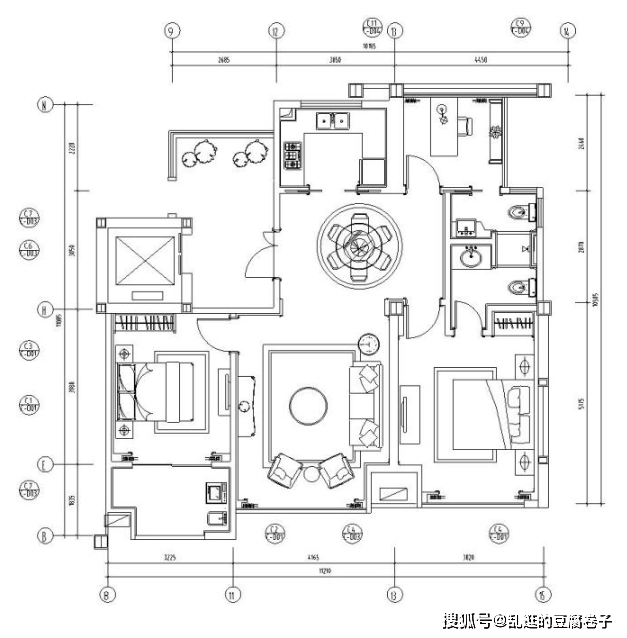 灯具cad平面图库图片