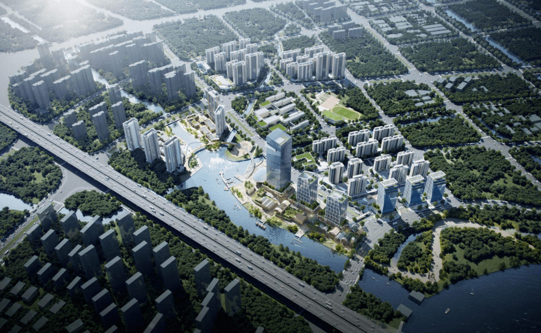 丨示意图作为新外滩的又一条青林湾街,江汇城集特色