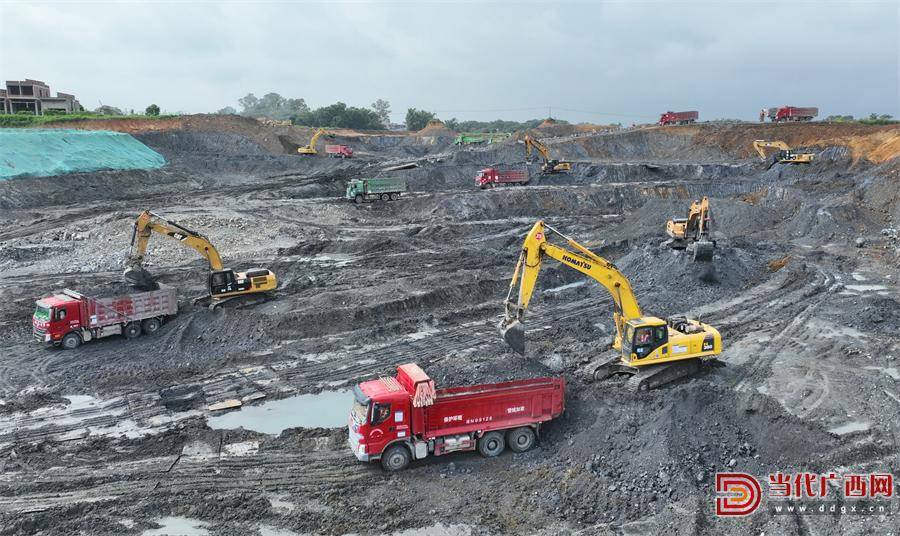 稳步推进,平陆运河航运枢纽现雏形_建设_土石方_生活