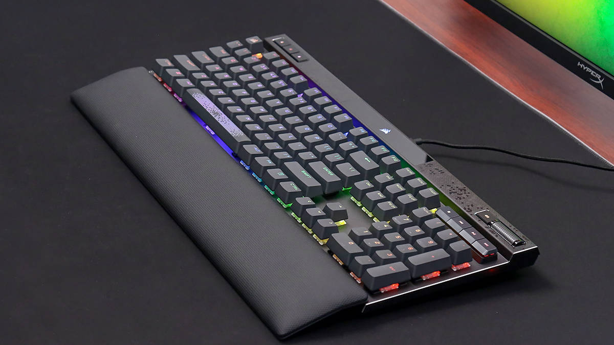 美商海盗船k70 max rgb磁轴游戏键盘评测:可调磁轴,性能拉满_处理