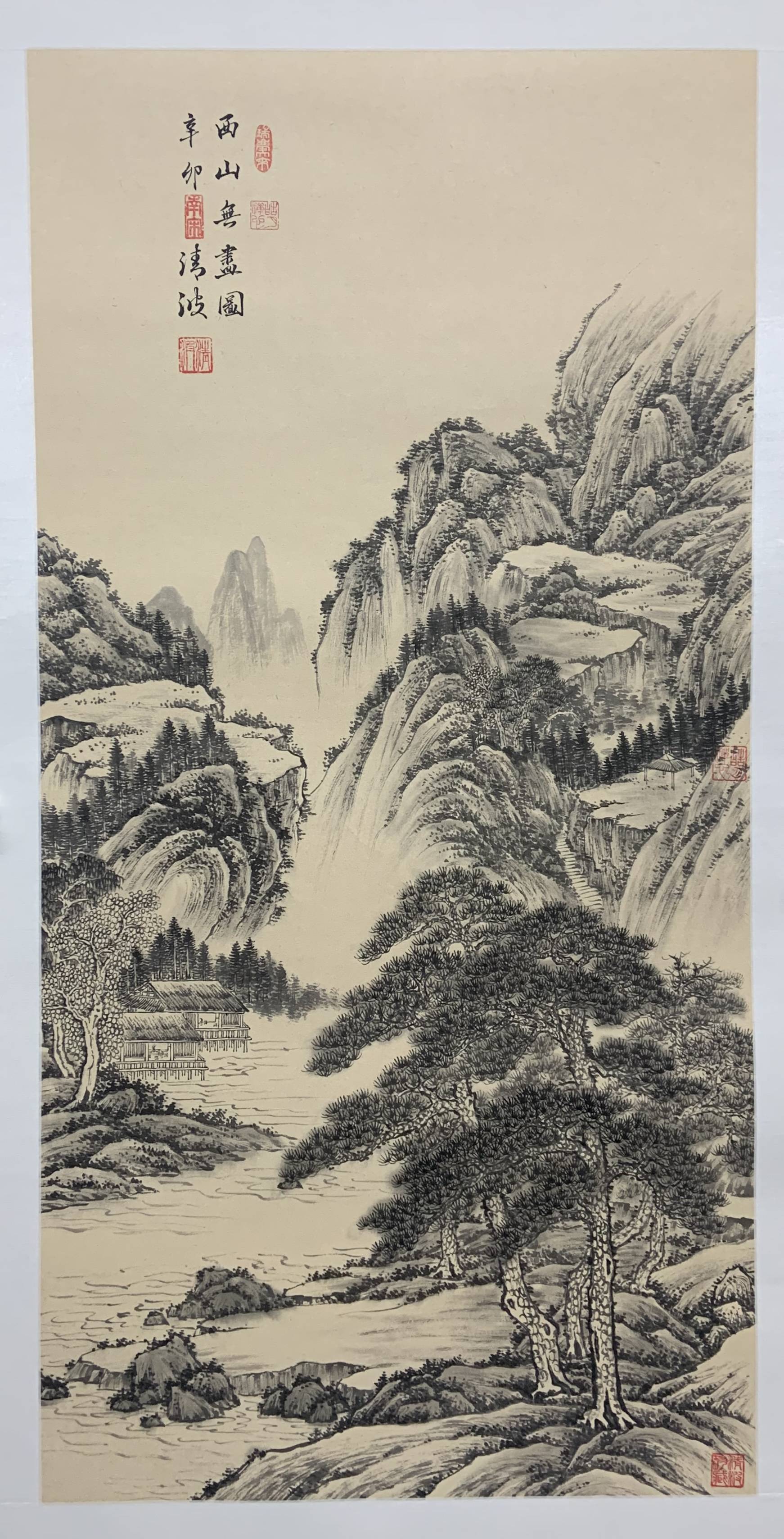 实力派山水画家清波作品