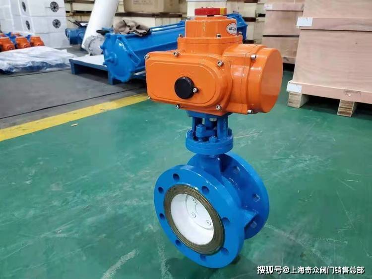 奇众阀门d943h-16c电动法兰蝶阀 电动硬密封蝶阀_功能_结构_国家标准