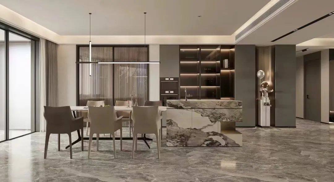 岛台及橱柜的高度大多在90cm左右,但也要参考屋主