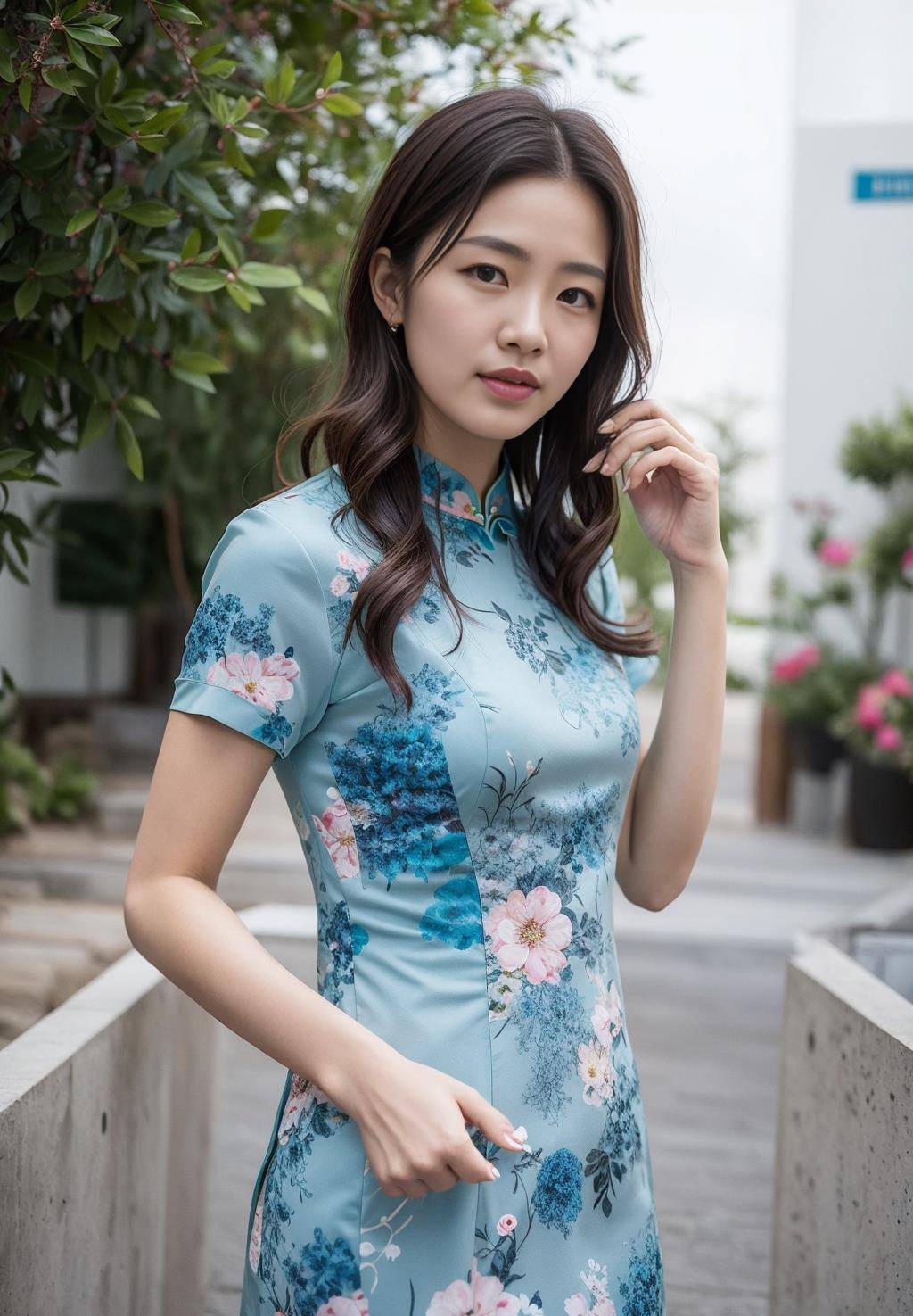 图集旗袍美女中国风美颜滤镜赏析:给你一种别样的精致之美