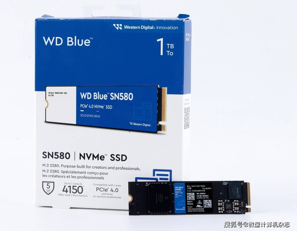 坚持使用TLC颗粒，无散热片不掉速！新款主流PCIe 4.0 SSD：WD