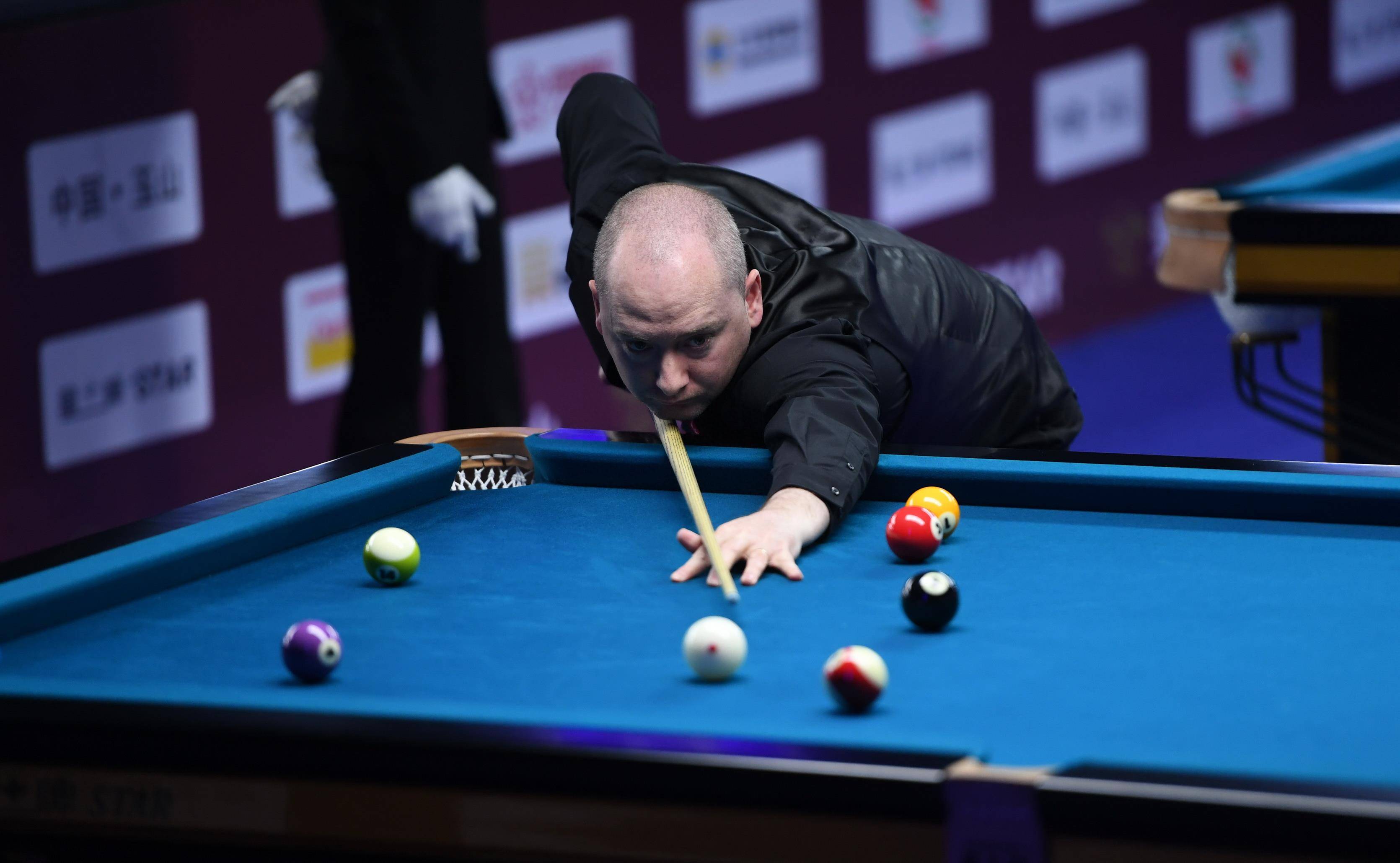 中式台球开球进球很主动,颜色所属还是要看下一杆_花色_分类_目标