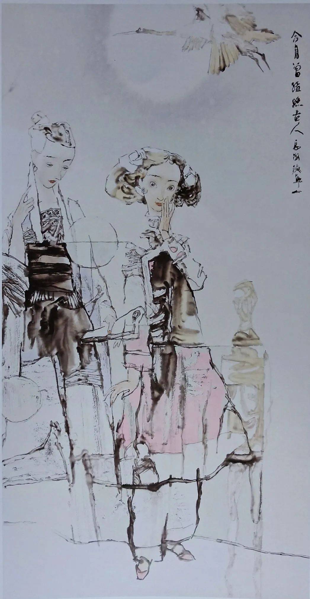 水墨方阵 · 绘事可读:岳海波 的人物画