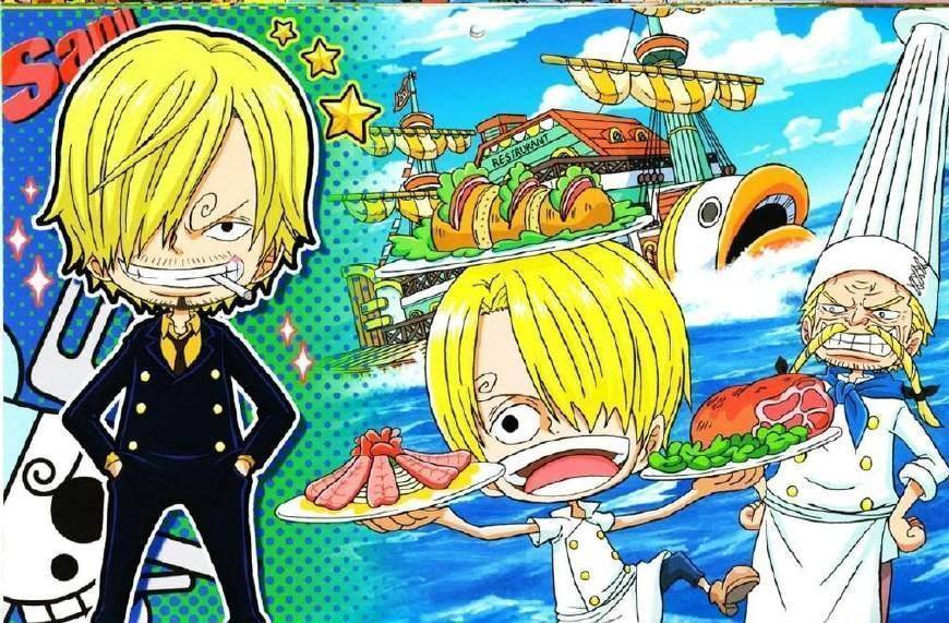 海贼王:q版海贼王人物造型,草帽团全体都有独缺路飞,第二张让人叹息