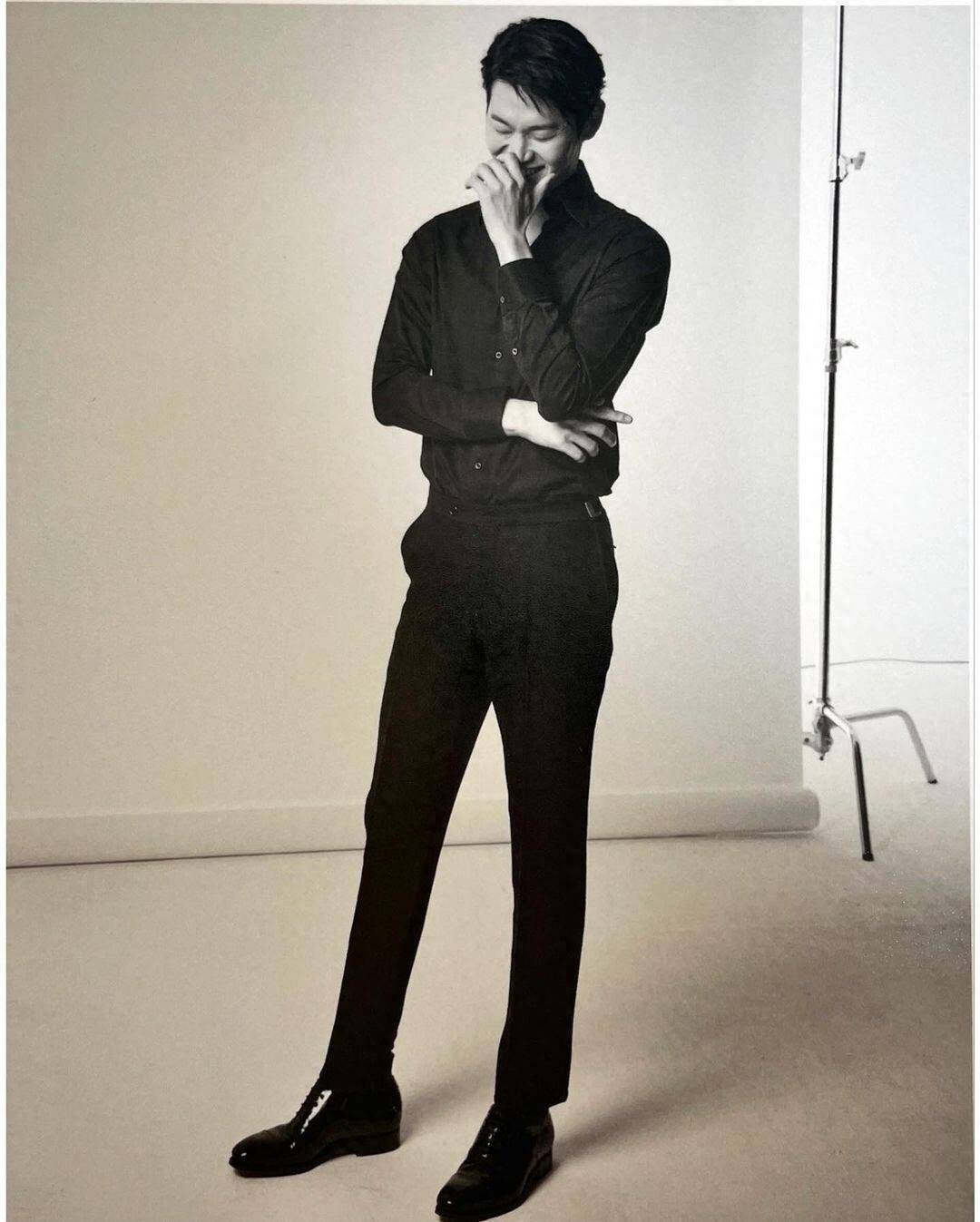 「身高比例超好」韩剧男星_赵寅成_身材_西装