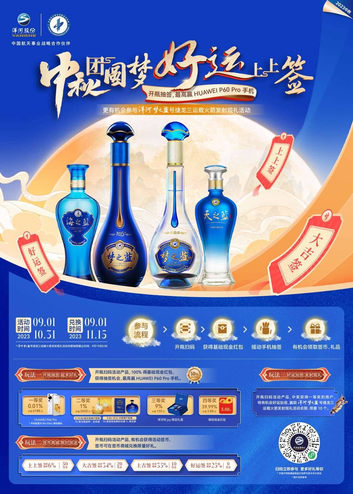 洋河·梦之蓝水晶版,洋河·梦之蓝m6 产品,即可扫描瓶盖里的二维码