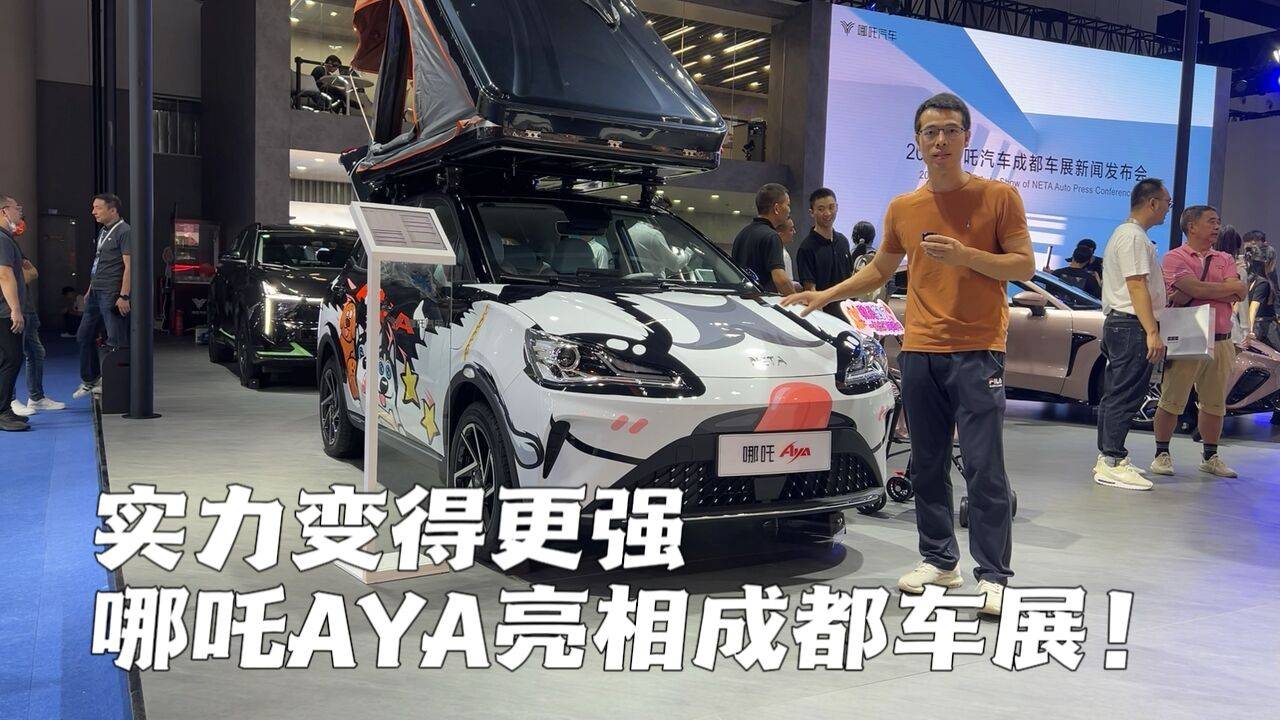 哪吒AYA推宠物改装版，呆萌可爱亮相成都车展！_搜狐汽车_搜狐网