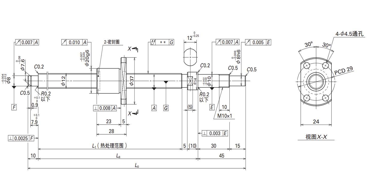 nsk 滚珠丝杠 小型fa系列 ma fa