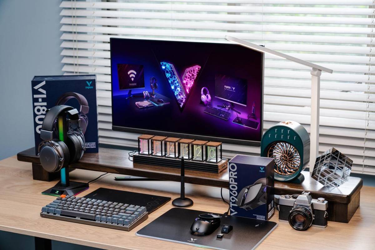 双模无线连接、双音腔 雷柏VH800游戏耳机测评