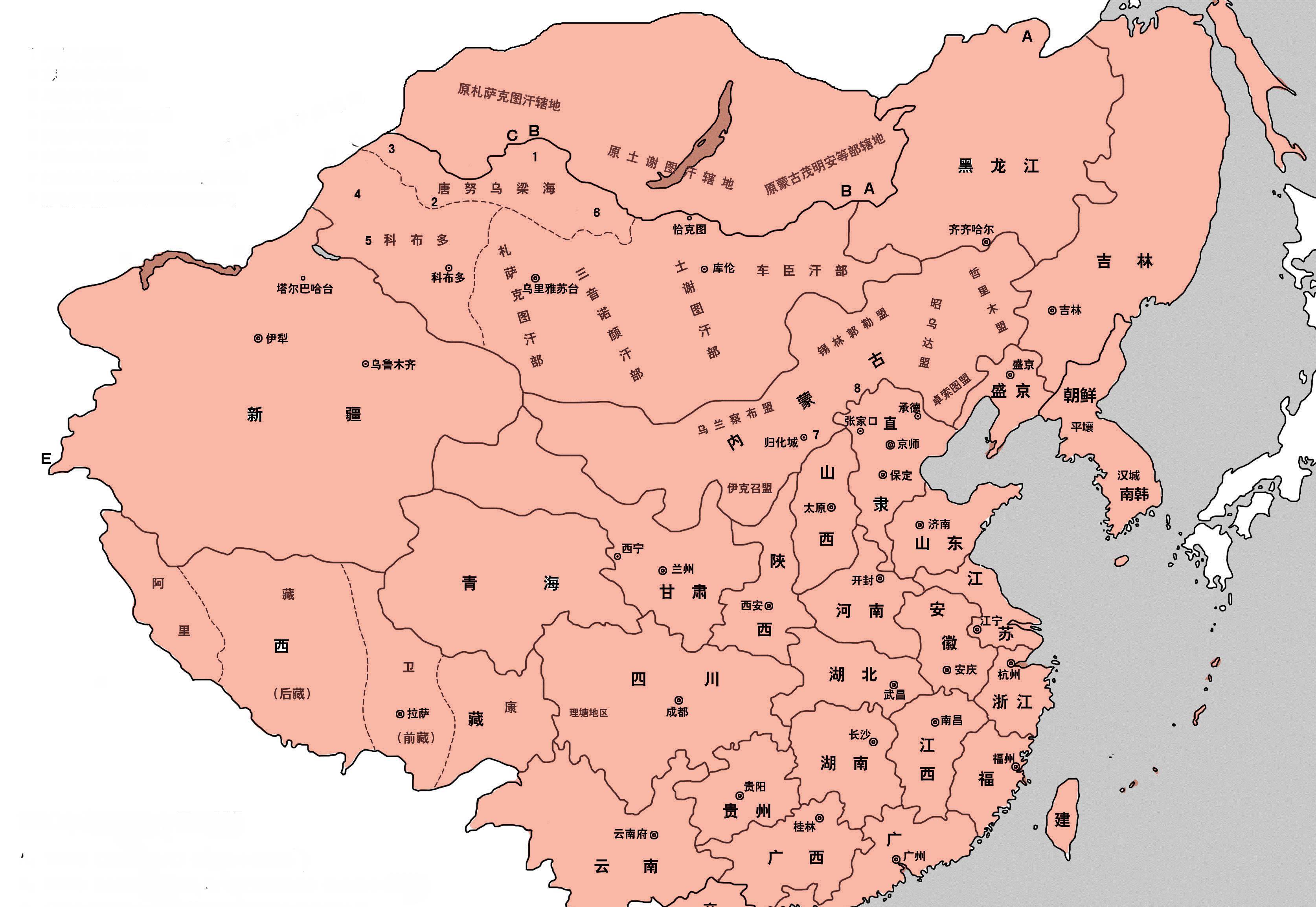 中國傳統的理想疆域:包含六大地區,面積超過1500萬平方公里_東北_西域