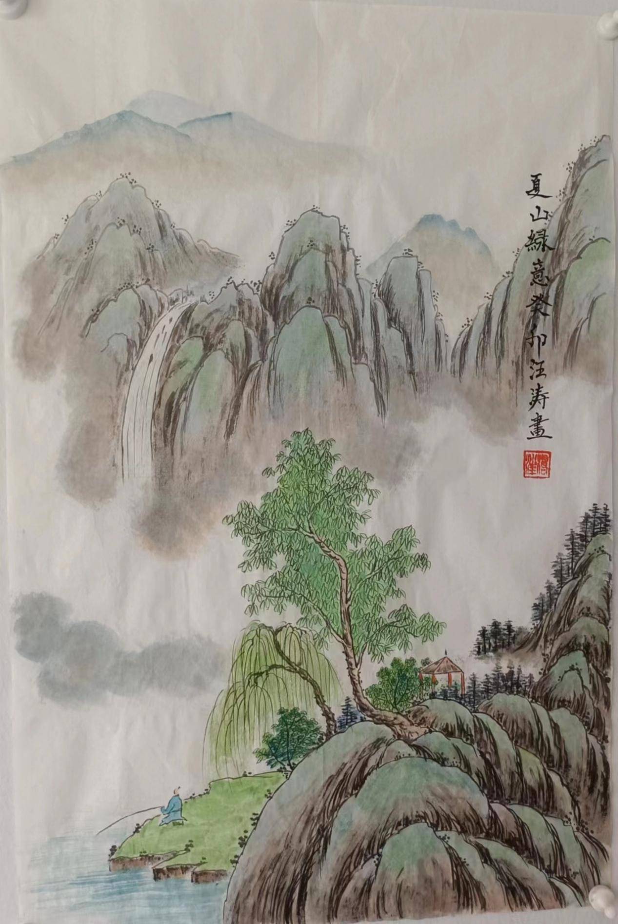 画家汪涛荣获"人民书画家"光荣称号_作品_cm_活动