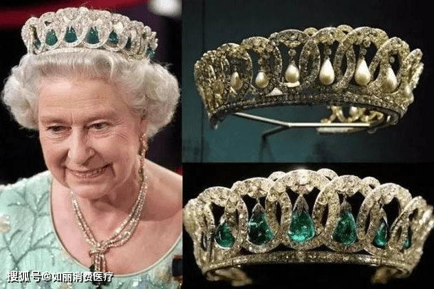 原来玛丽王后才是英国王室珠宝的集大成者~~~_祖母绿_冠冕_维多利亚