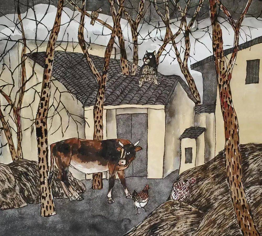 高岩|水墨之境-2023年度中国当代书画名家作品鉴赏_高原_陕西省_美术