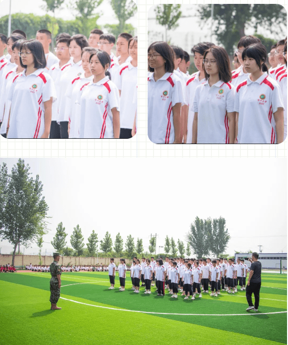 衡水顺平中学高一新生军训风采:青春正当"燃"_评比_食堂_训练场