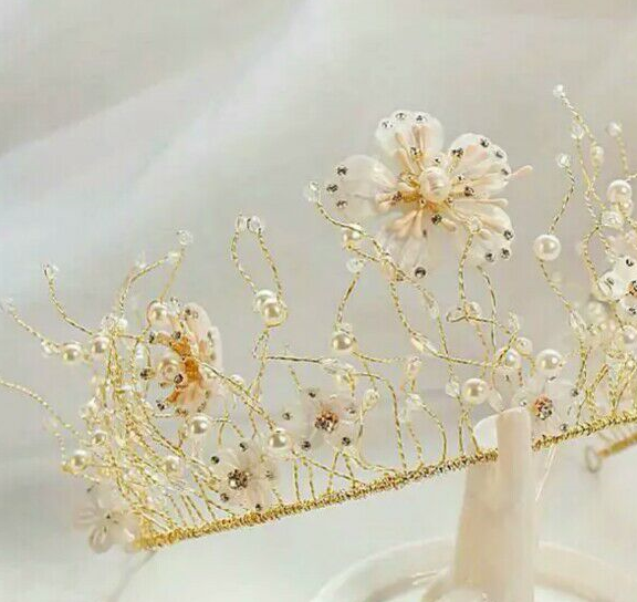 十二星座闪亮婚纱皇冠,我很喜欢白羊座的皇冠_珍珠_装饰_冠体