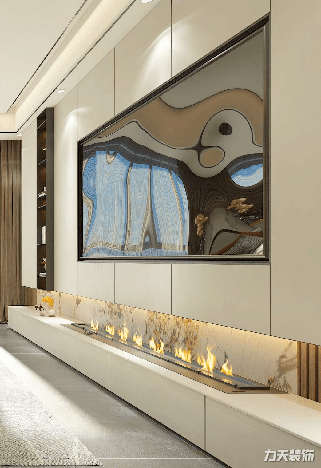 石家庄装修 |105㎡现代风格,现代年轻人的个性婚房--力天装饰分享