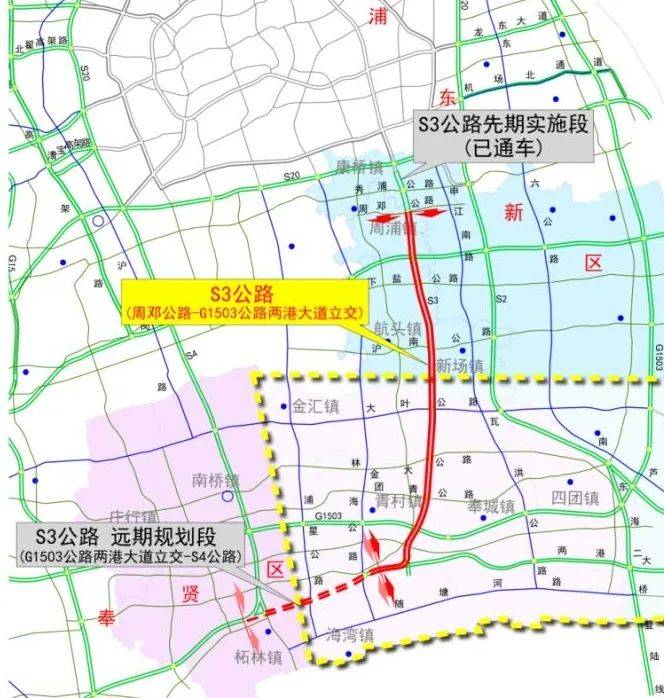 上海南北关键高速即将通车_奉贤_公路_通道