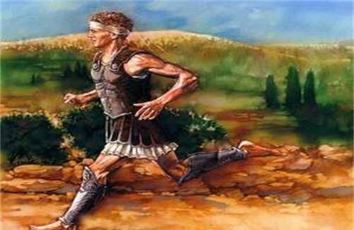 此次事件将马拉松设立为奥运会项目,而希腊战士菲迪皮茨的跑完的42