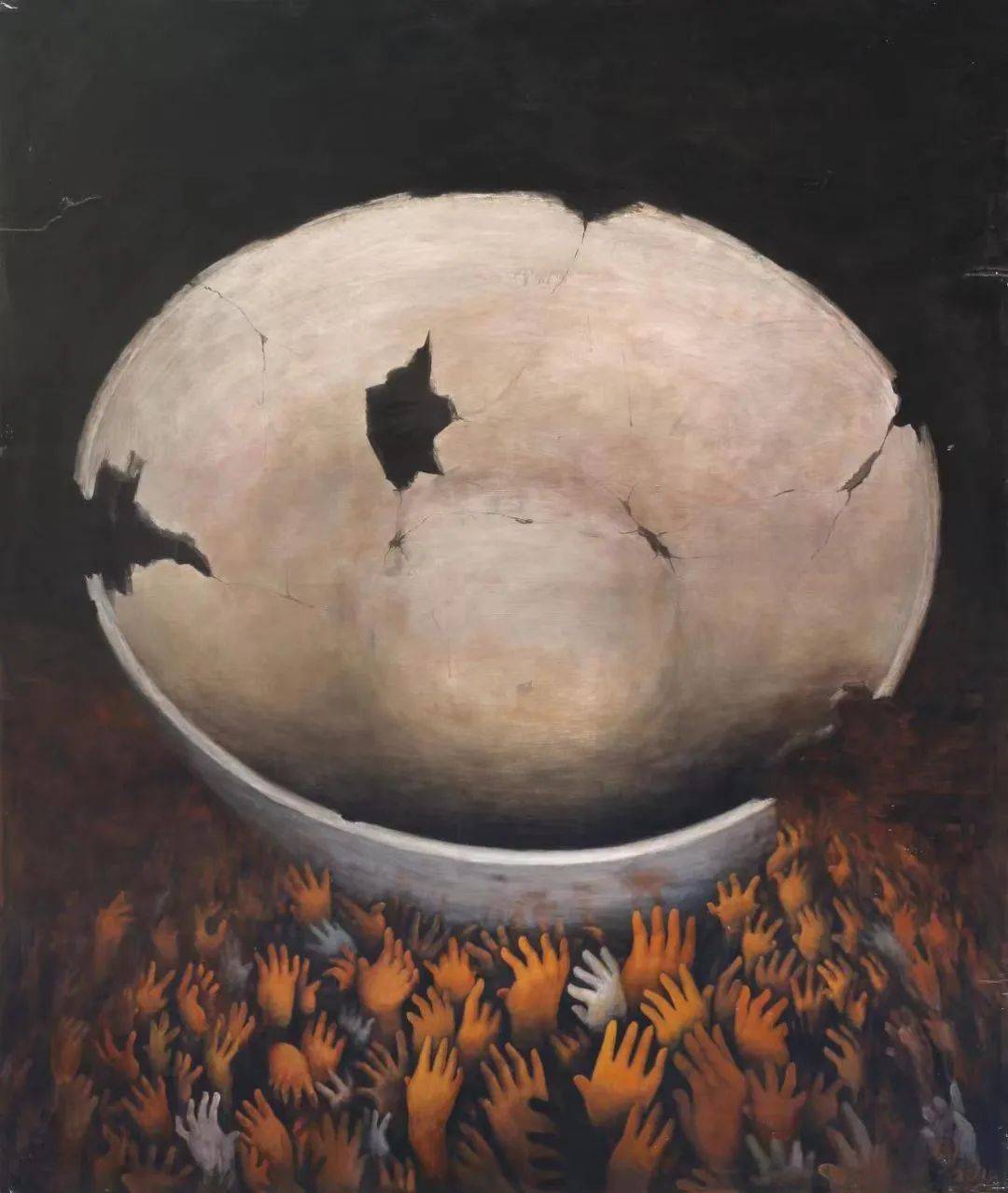 张靖新《中国当代艺术文献》提名艺术家_born_深圳_acrylic