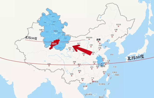 中国地图纬度线图片