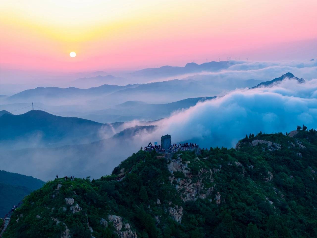 镇江七峰山风景区图片图片