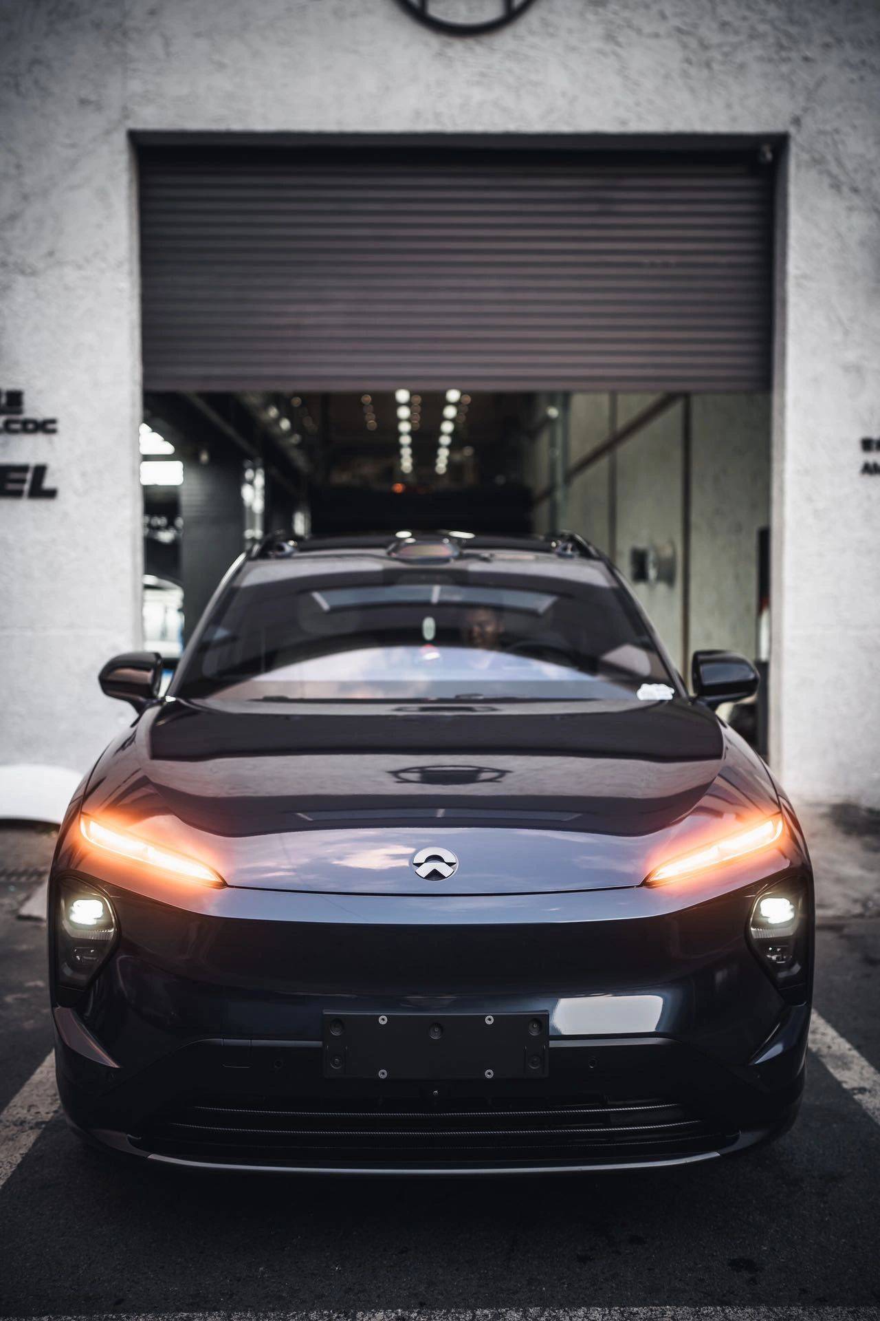 蔚来es5-matrix矩阵改色膜南极星蓝,迷人气息缓缓散发_搜狐汽车_搜狐