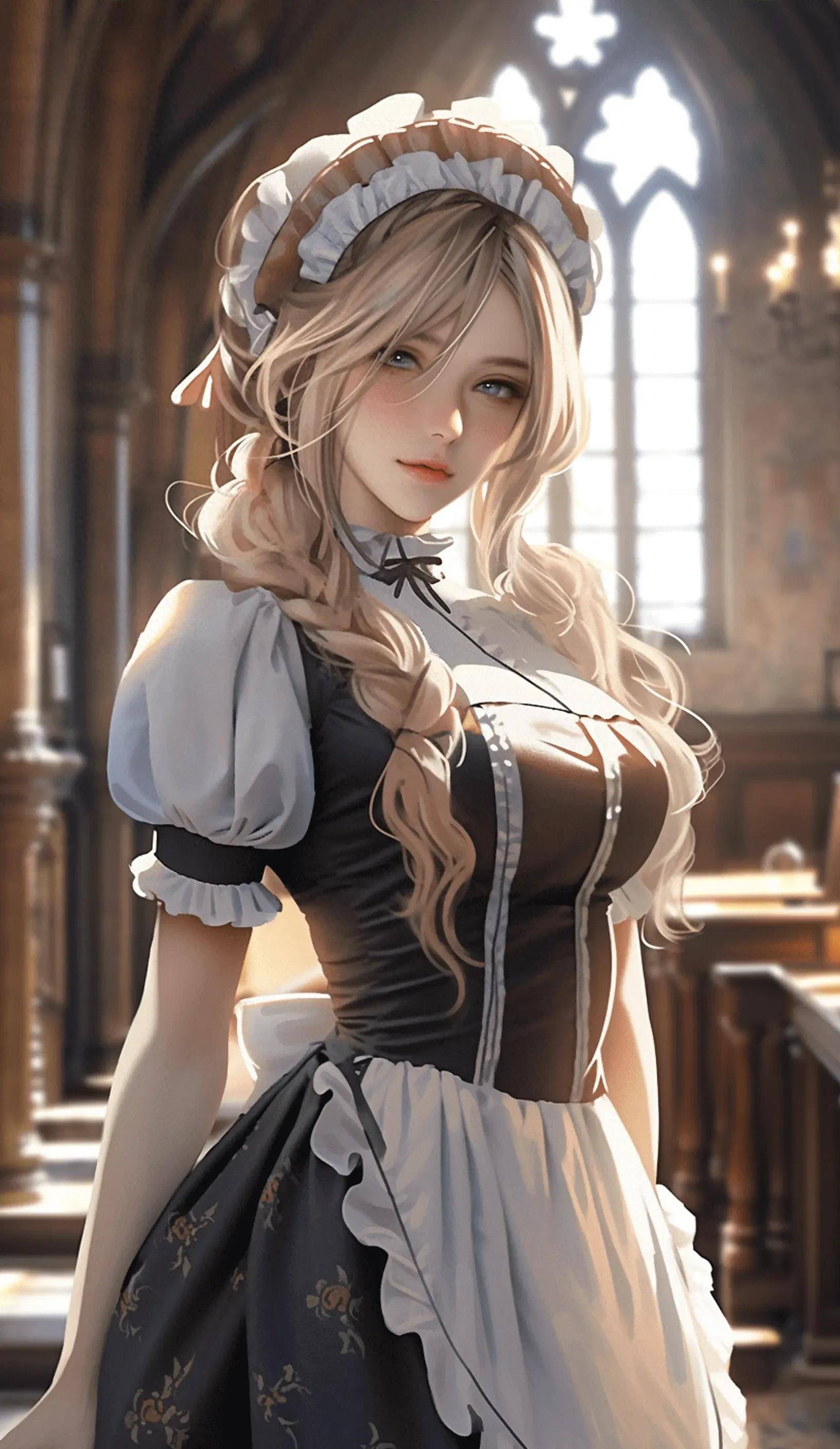 在欧式豪宅遇见美丽的女仆,遇见属于你的贵族风范!_庄园_魅力_阳光