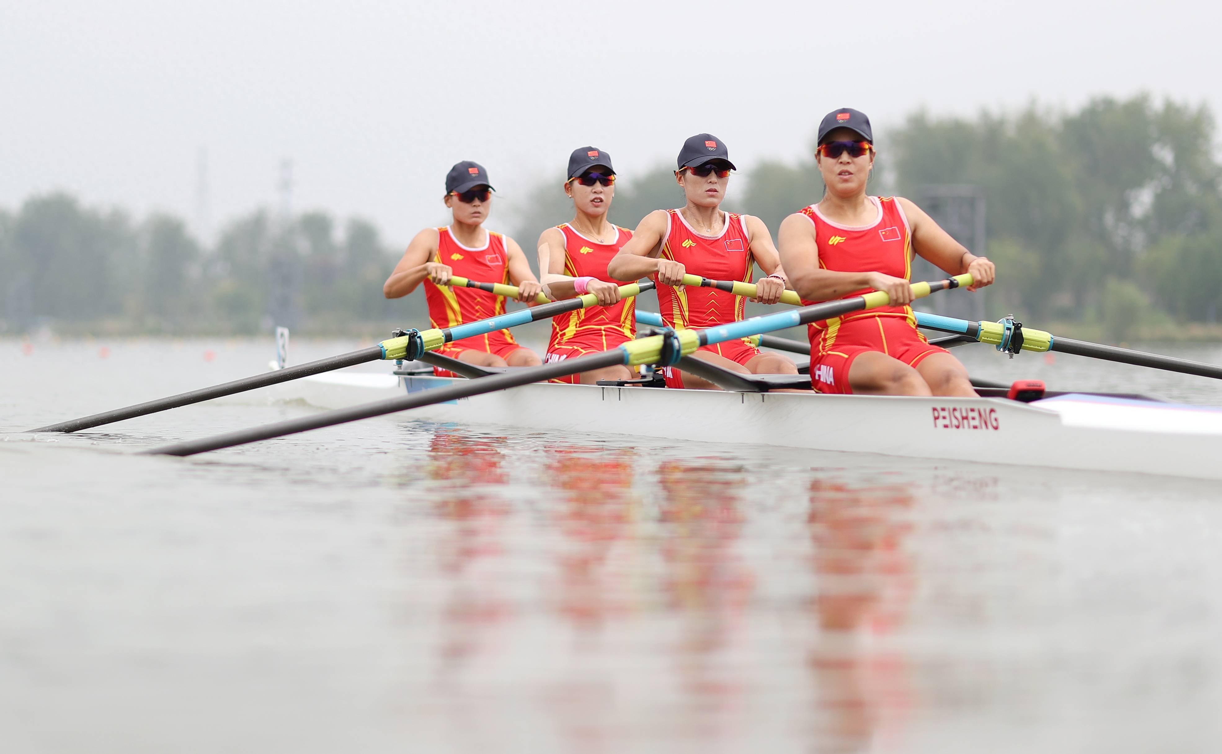 中国队夺得赛艇女子四人单桨无舵手金牌_比赛_训练_亚运会