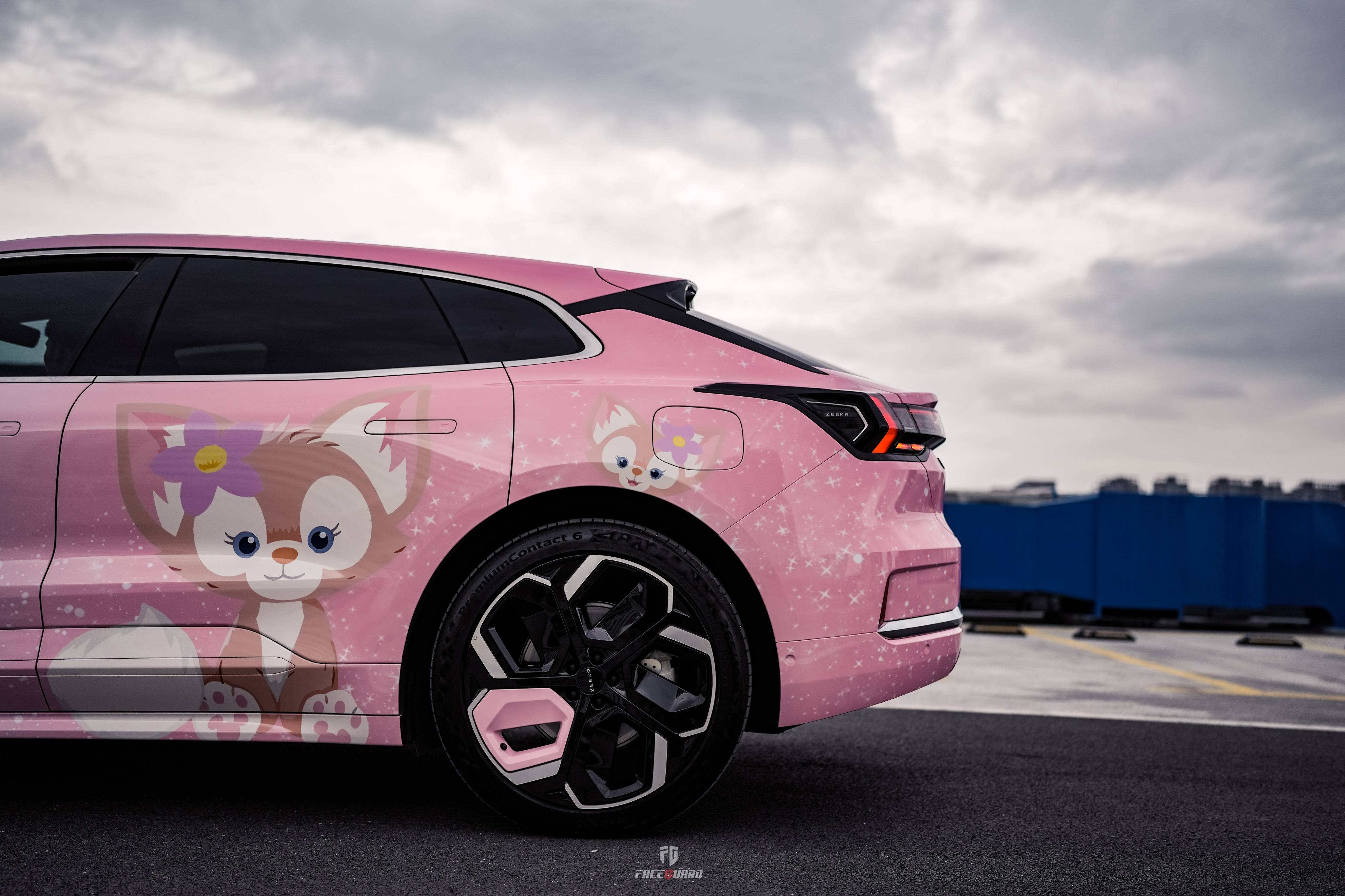 极氪001个性彩绘涂装案例盘点,这么改更有味道!_搜狐汽车_搜狐网