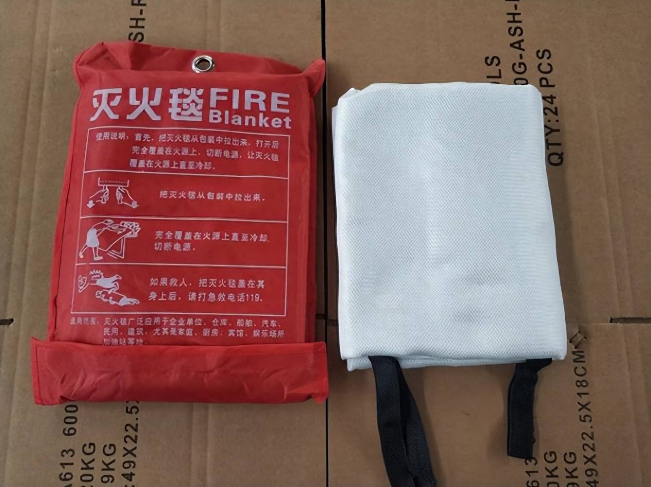 惊人的灭火毯,一盖就能扑灭大火?究竟是何原理?_火灾_火焰_火源