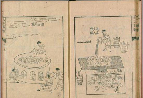 春秋时期的齐国就靠"煮海为盐"从边陲之地一跃成为春秋时期的霸主之一