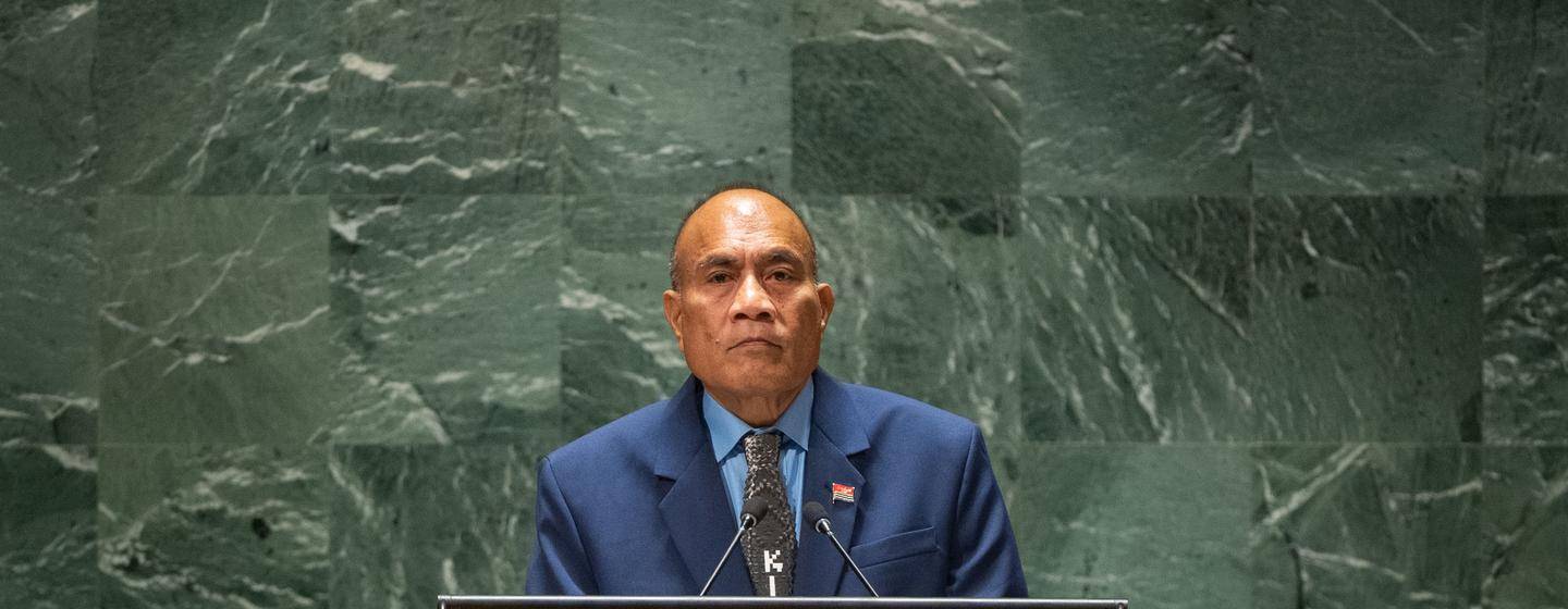 基里巴斯总统马茂:致力于可持续发展,促进全球和平_联合国_承诺_辩论