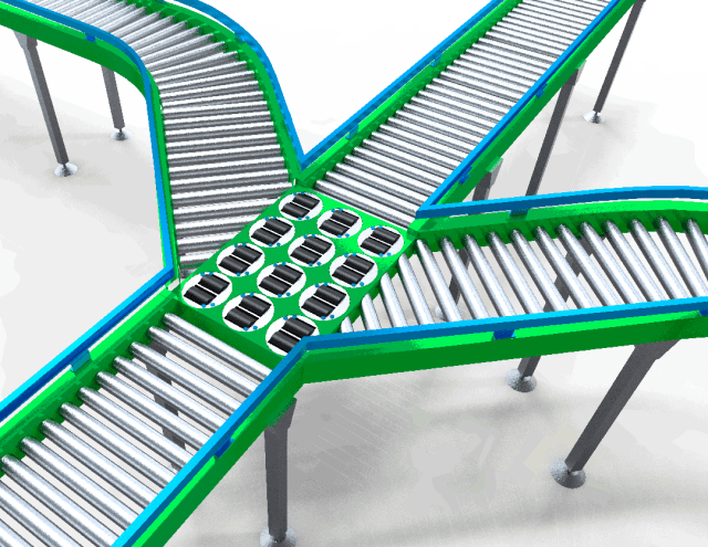 万金油产品|高速摆轮分拣系统为促进智能,高效分拣加劲!