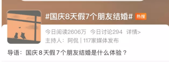 8天假期7场婚礼，份子钱非给不可吗！