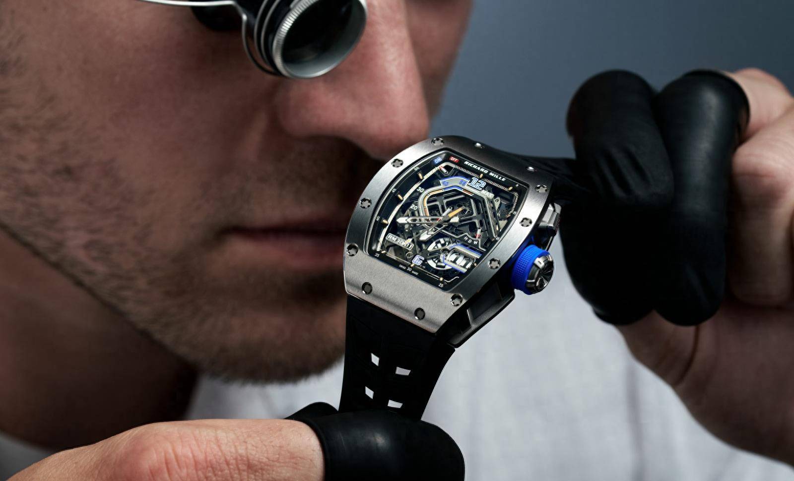 独特机械美学理查德米勒rm 30-01摆锤离合器自动上链腕表