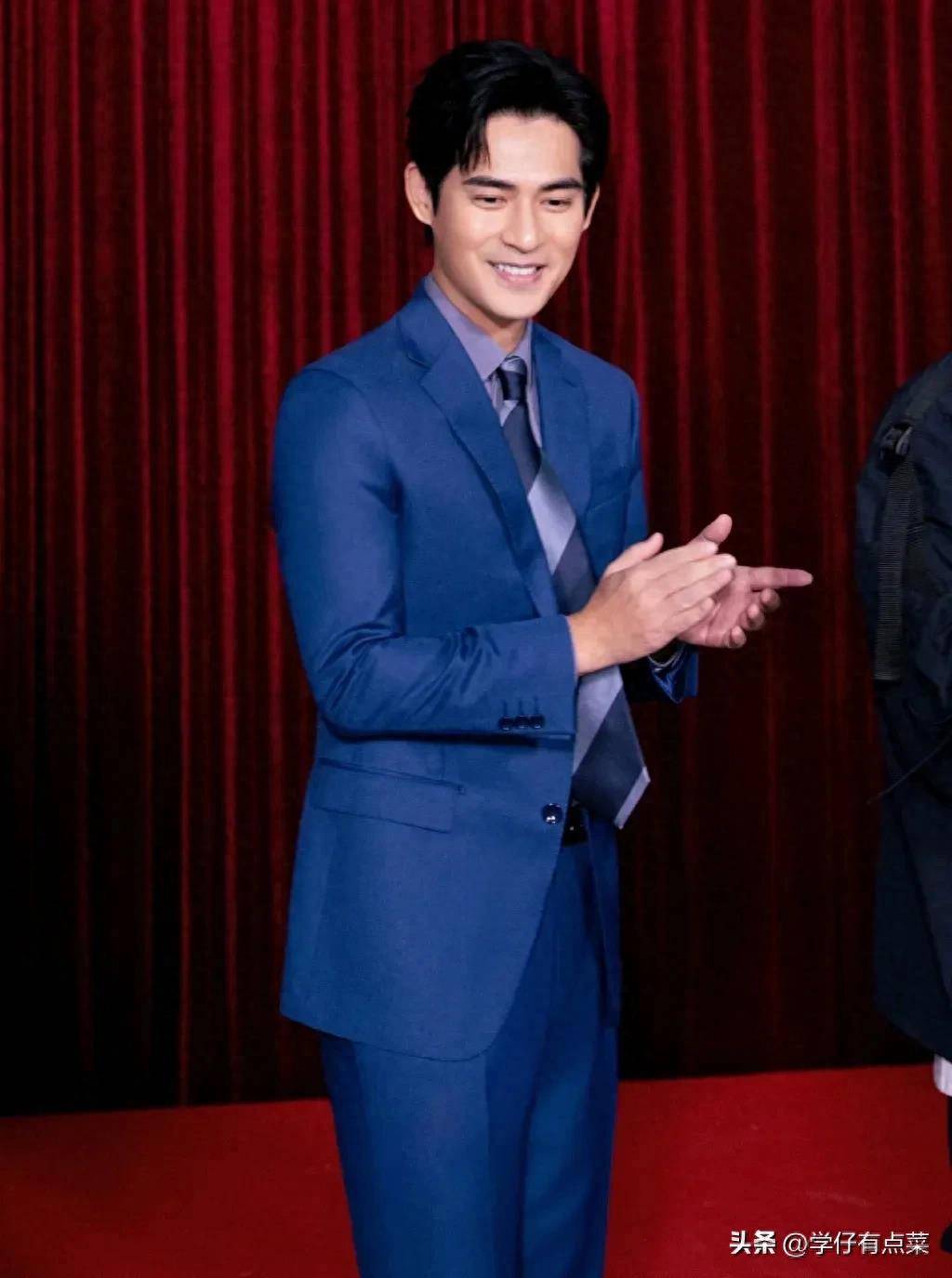 周渝民英俊潇洒,宋茜清新洒脱,时尚美感_造型_西装_黑色