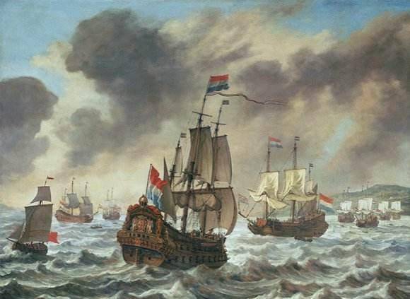 两霸决战在英国领海,可怜的大英心理阴影巨大,像大清一样无助_西班牙