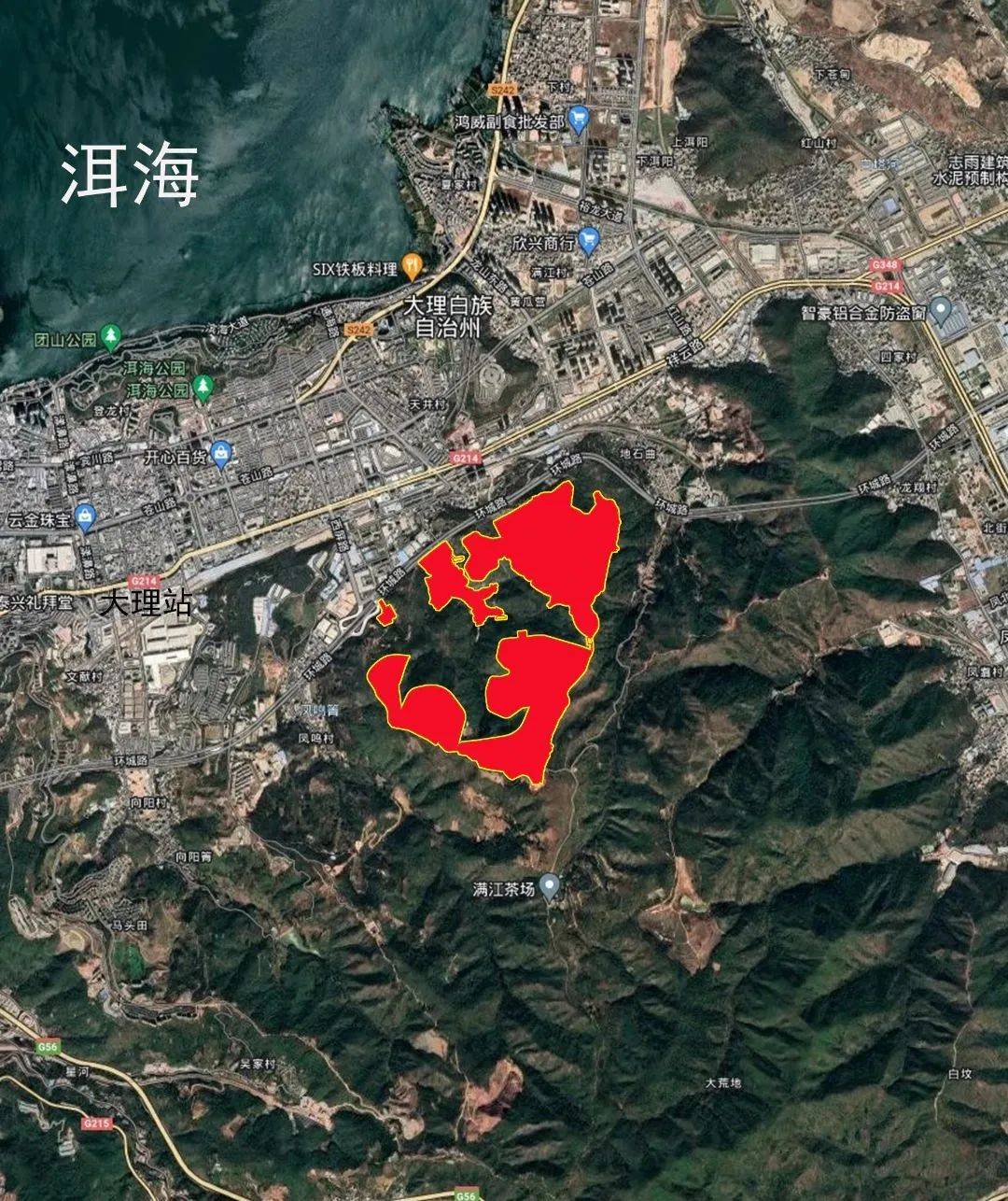 《大理经济技术开发区满江南部片区控制性详细规划》局部修改批后公告