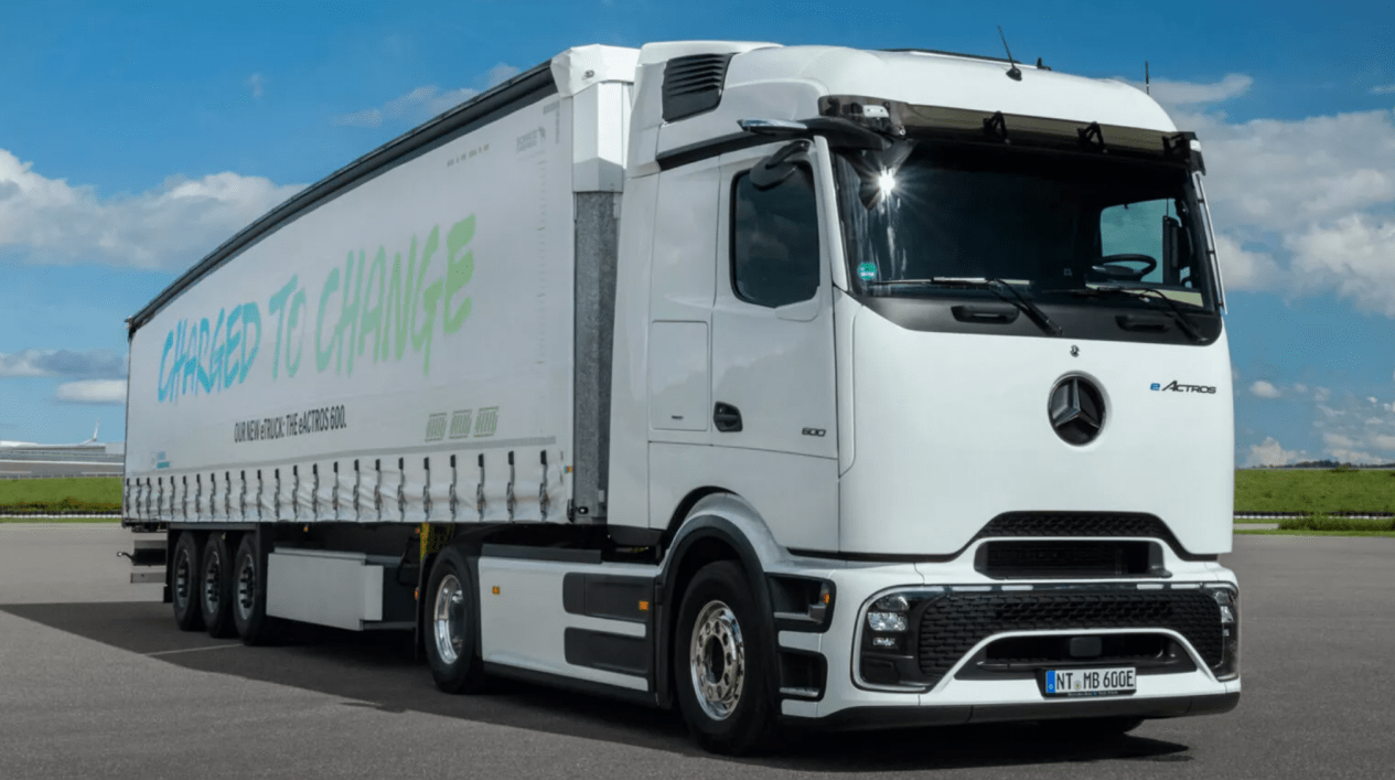 能让特斯拉 semi 汗颜的电动卡车,奔驰 eactros 600,电动卡车的新王者