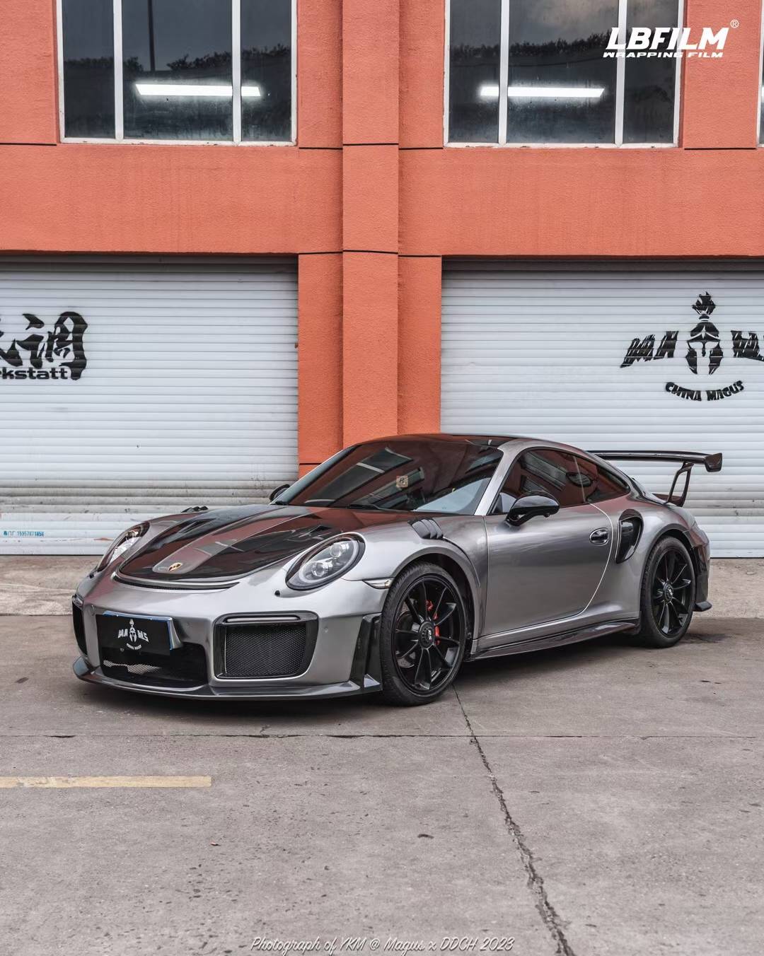 保时捷911-lb改色膜gt银,灵巧大气_搜狐汽车_搜狐网