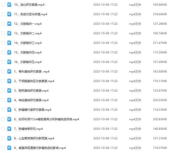 硕博必备 | 最新生物医学研究套路手把手教学视频,限时免费领取~