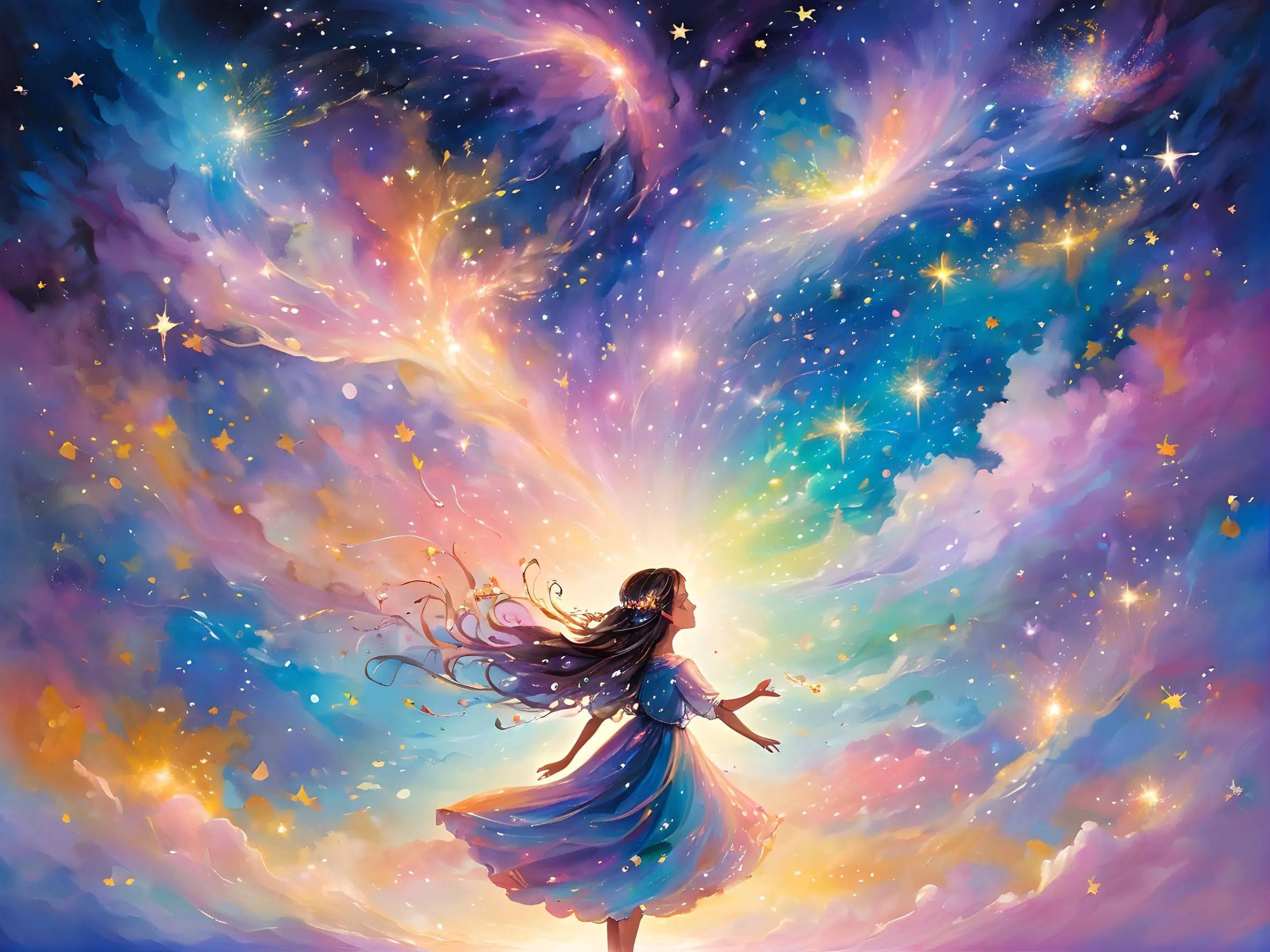 创绘幻想童话世界:ai绘画,童心之笔_色彩_梦幻_创意