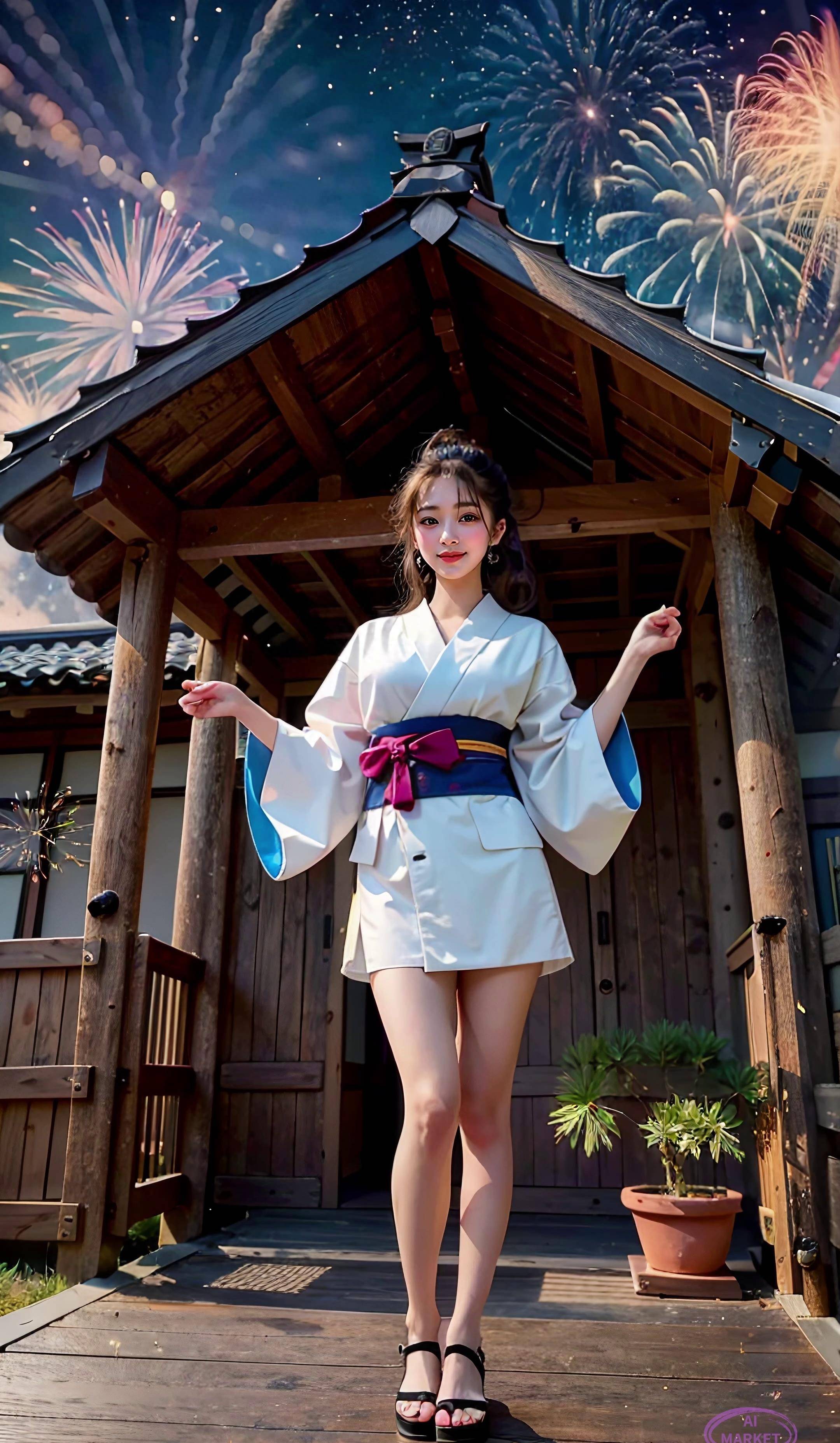 和服姐妹秀美,古风美极了!