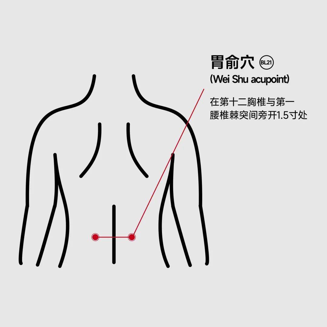 胃俞穴艾灸膻中有温肺散寒