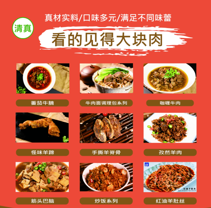 蒸饺,锅贴,凤爪,卤味,红烧肉……多款预制菜品等您品鉴!