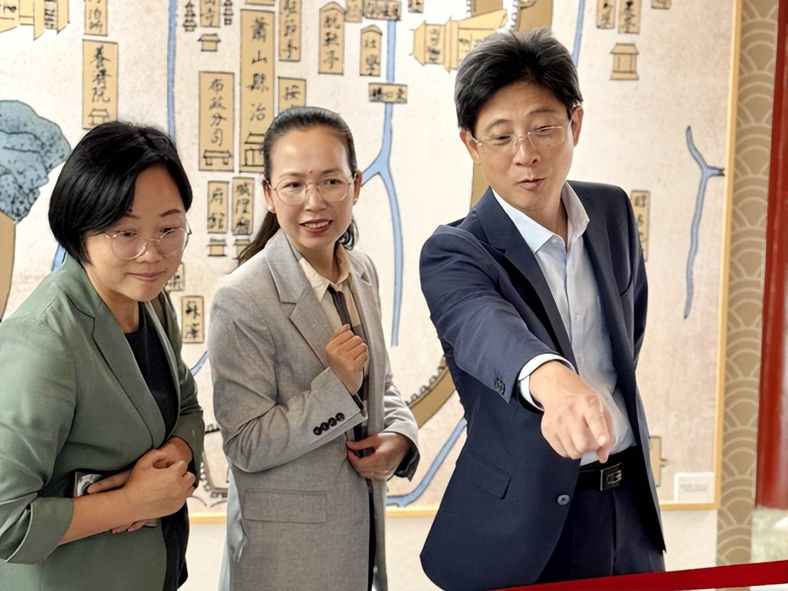 中国水利博物馆馆长陈永明一行参观浙东运河萧山展示馆|宽创国际_杨国